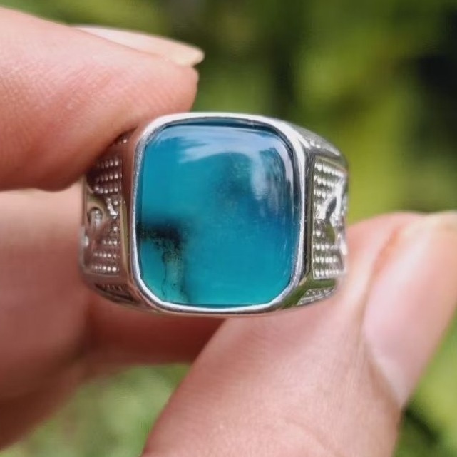 Natural Batu Bacan Cincin Bacan Doko Original