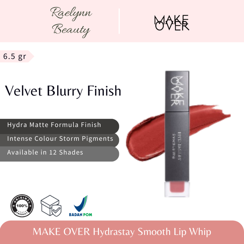 MAKE OVER Hydrastay Smooth Lip Whip | Hydrating Lipcream