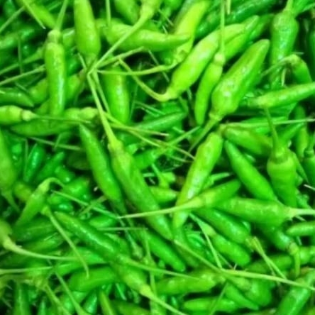 

cabe rawit hijau segar kemasan 250gr