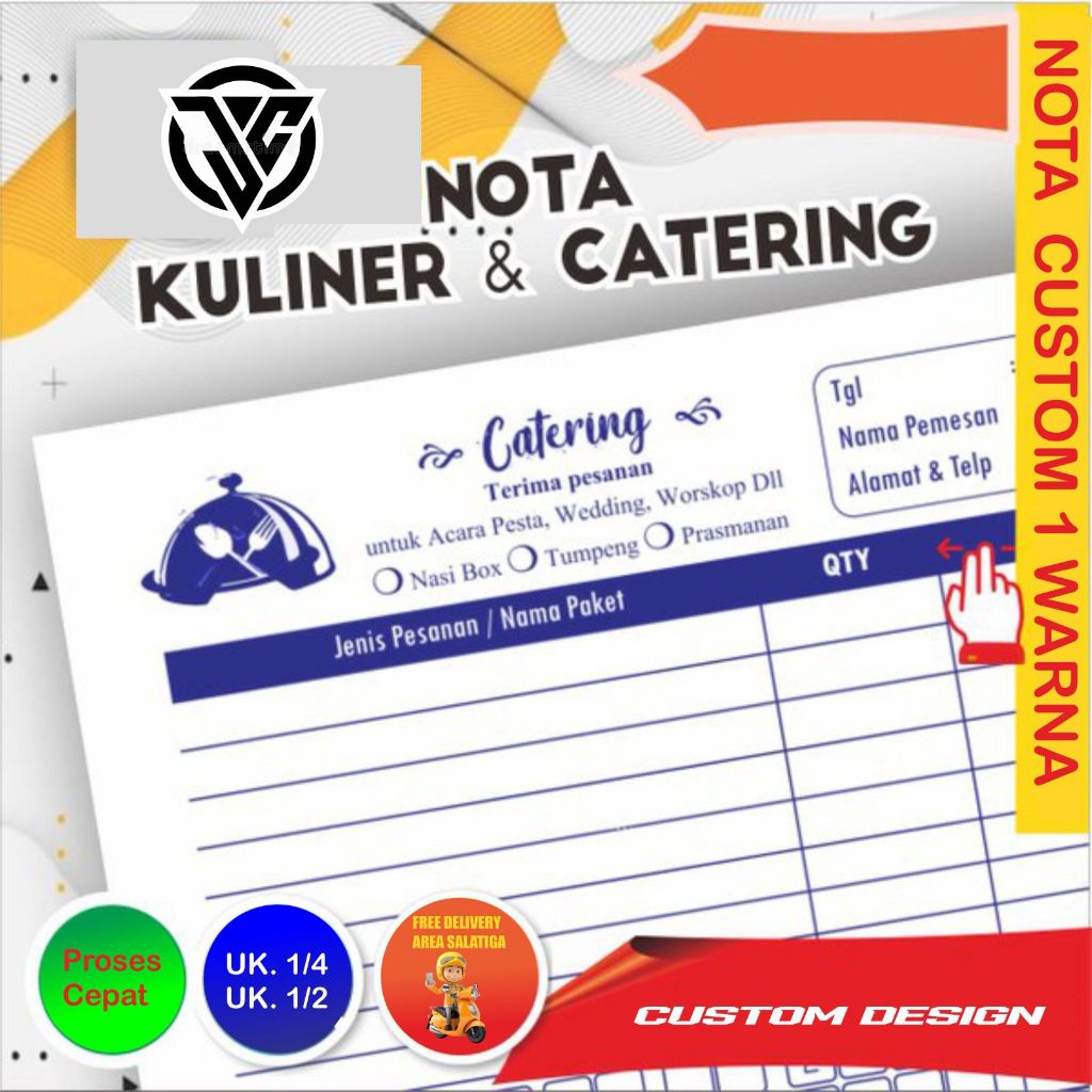 

Cetak Nota/Kwitansi Custom / Nota NCR / Nota 2 Ply / Nota 3 Ply / Print Nota