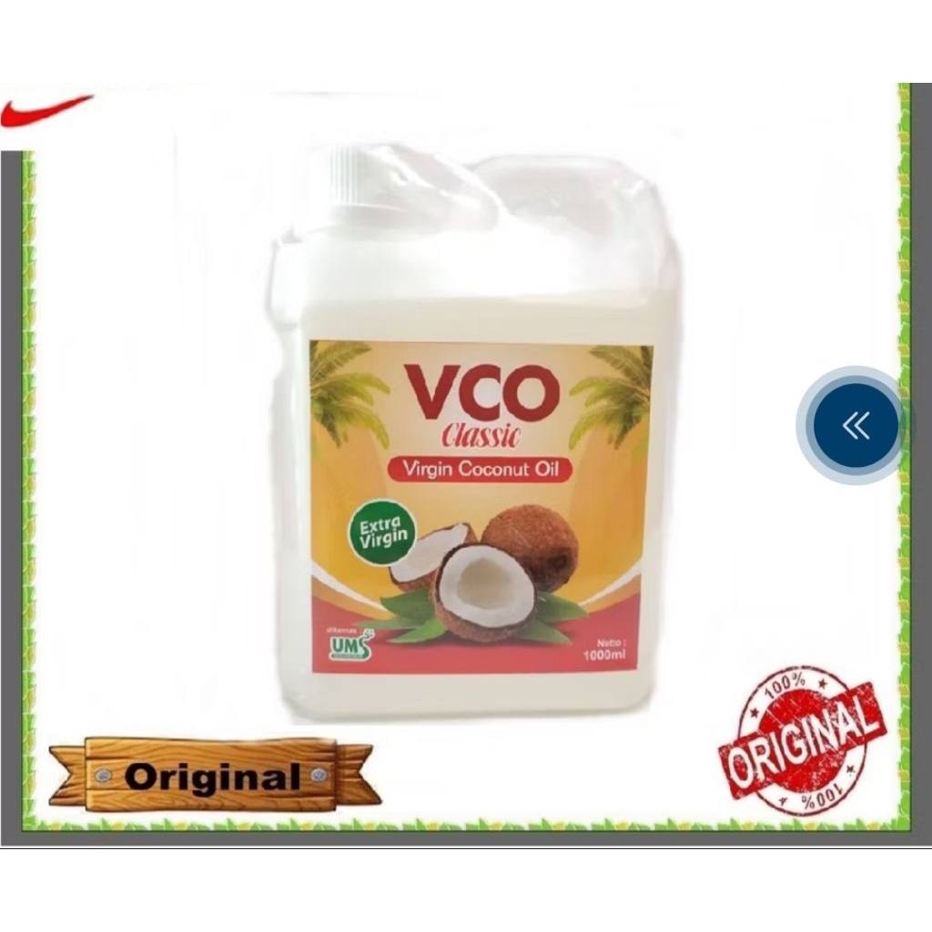 

VCO Classic extra Virgin coconut oil 1000 ml ~ Original Asli ~