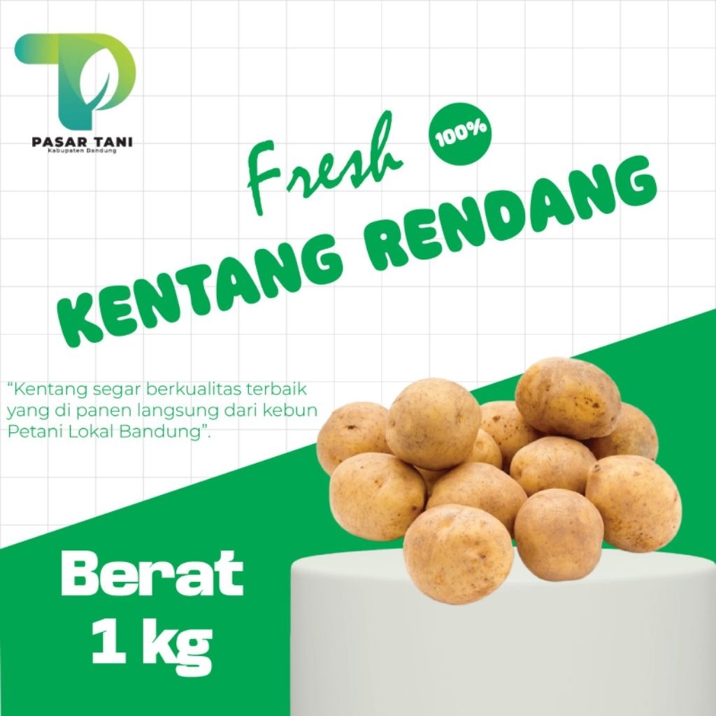 

Kentang Segar Rendang Baby Potato (1Kg)