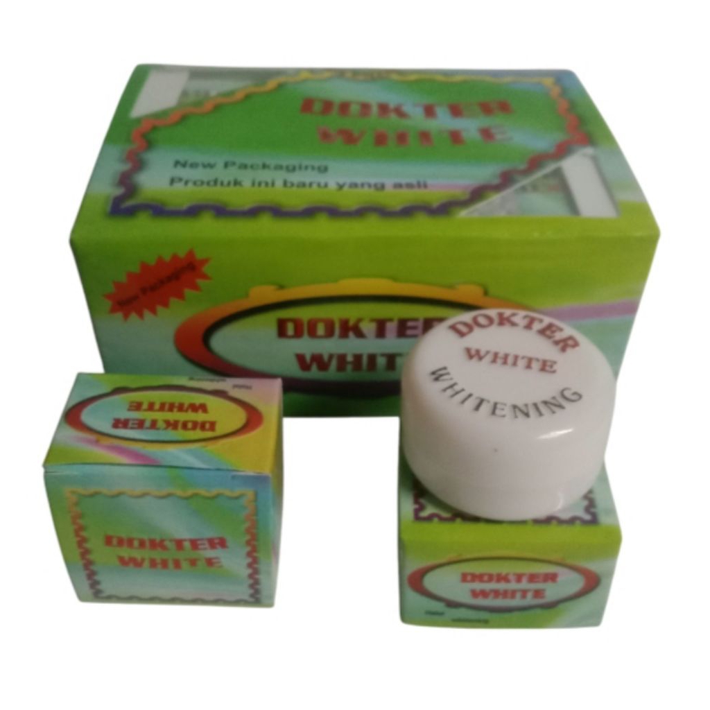 Cream Dr white tutup Embos [] ORI