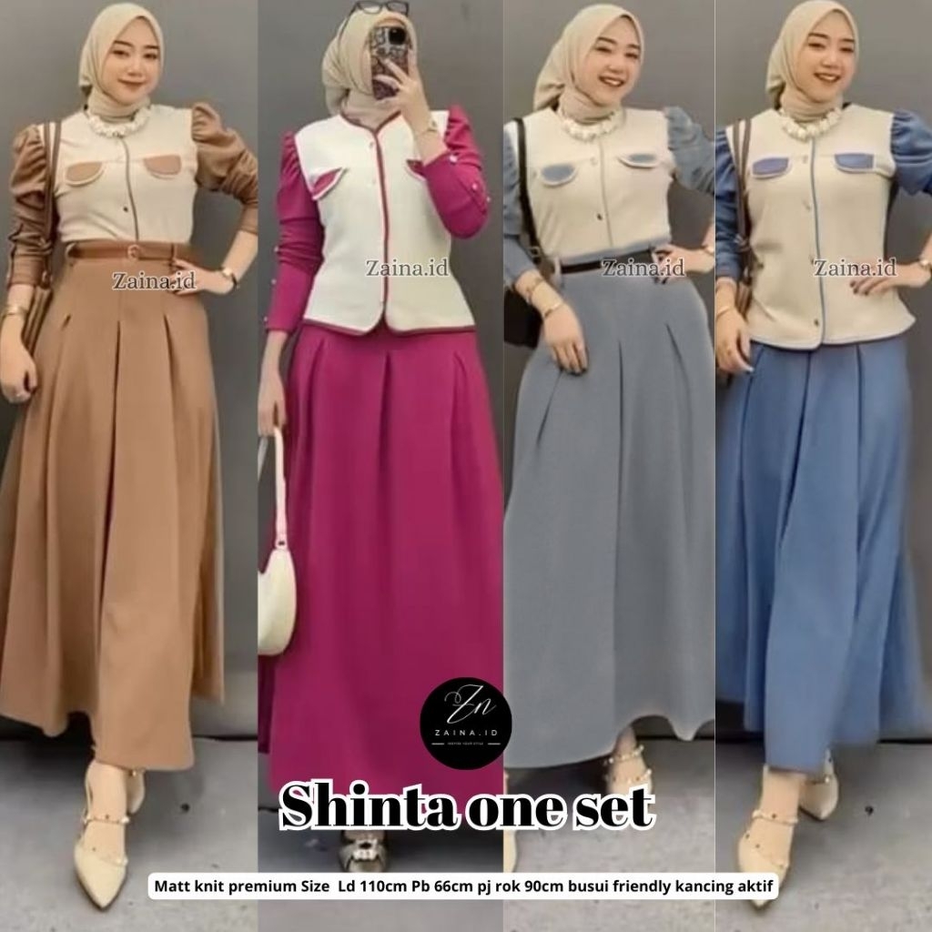 shinta one set by Zainiza