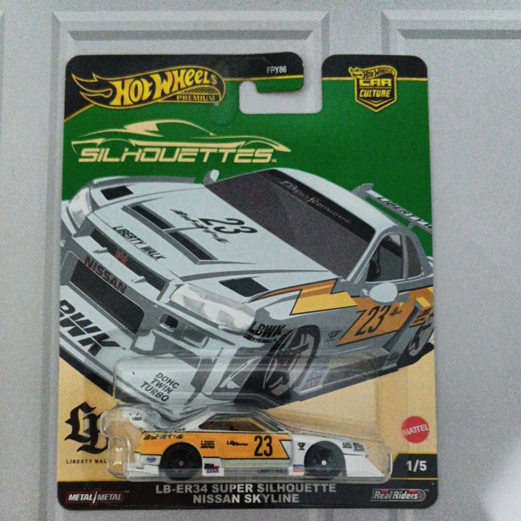 Hotwheels Nissan Skyline ER34 Silhouettes/Premium Series