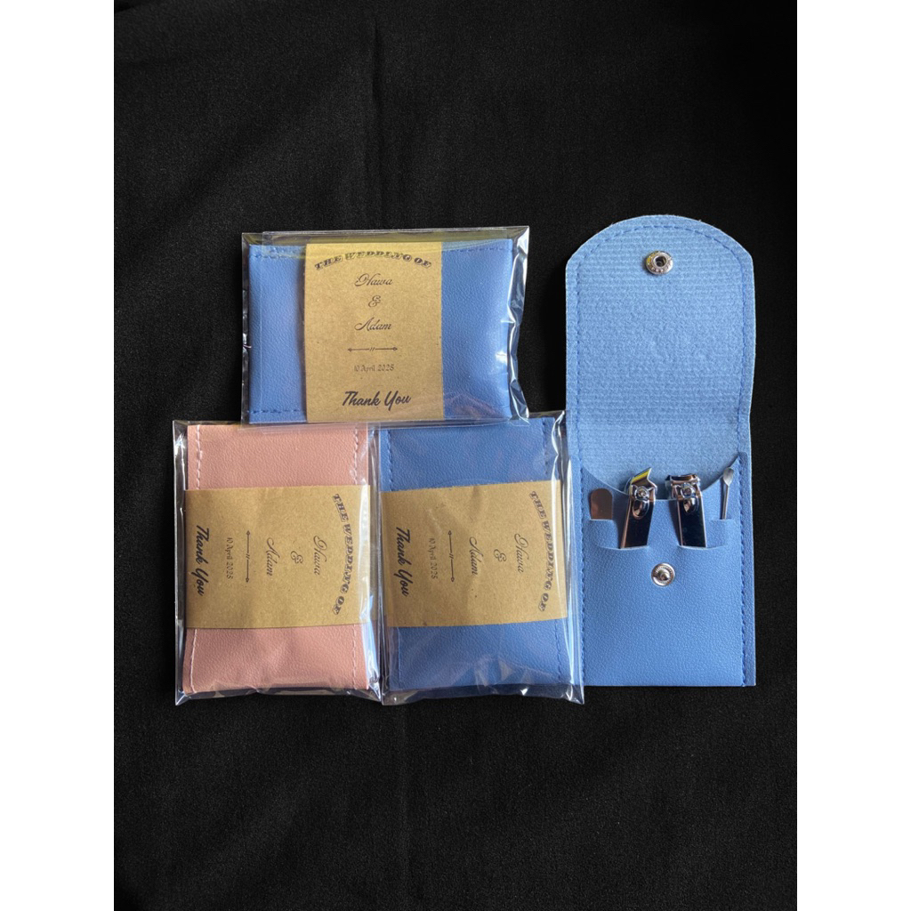 Souvenir Set Medicure Pedicure (50 Pcs) | Souvenir Set Gunting Kuku | Gunting Kuku 4 in 1