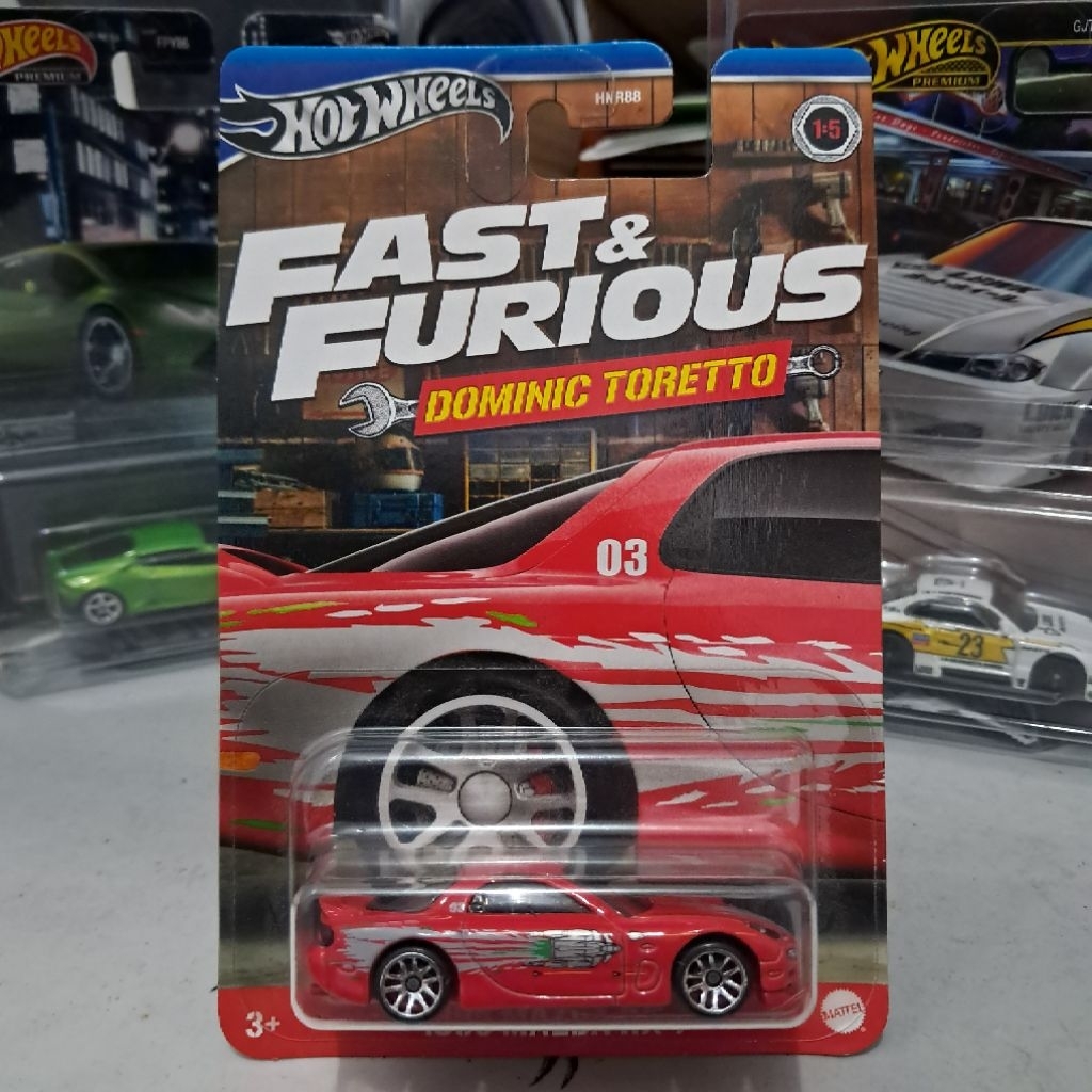 HotWheels 1995 mazda RX-7 fast and furious- Hot Wheels 1995 mazda RX 7 dominic toretto- HotWheels ma