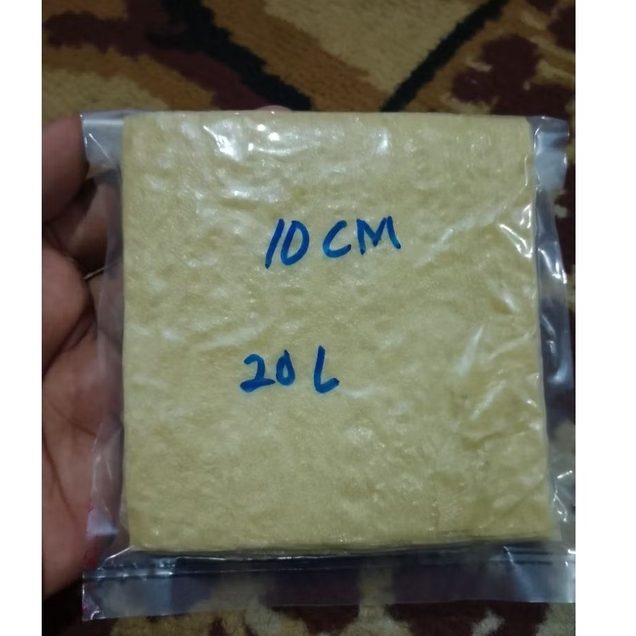 

Kulit Tahu Tawar 10x10cm isi 20 lembar 100% Murni
