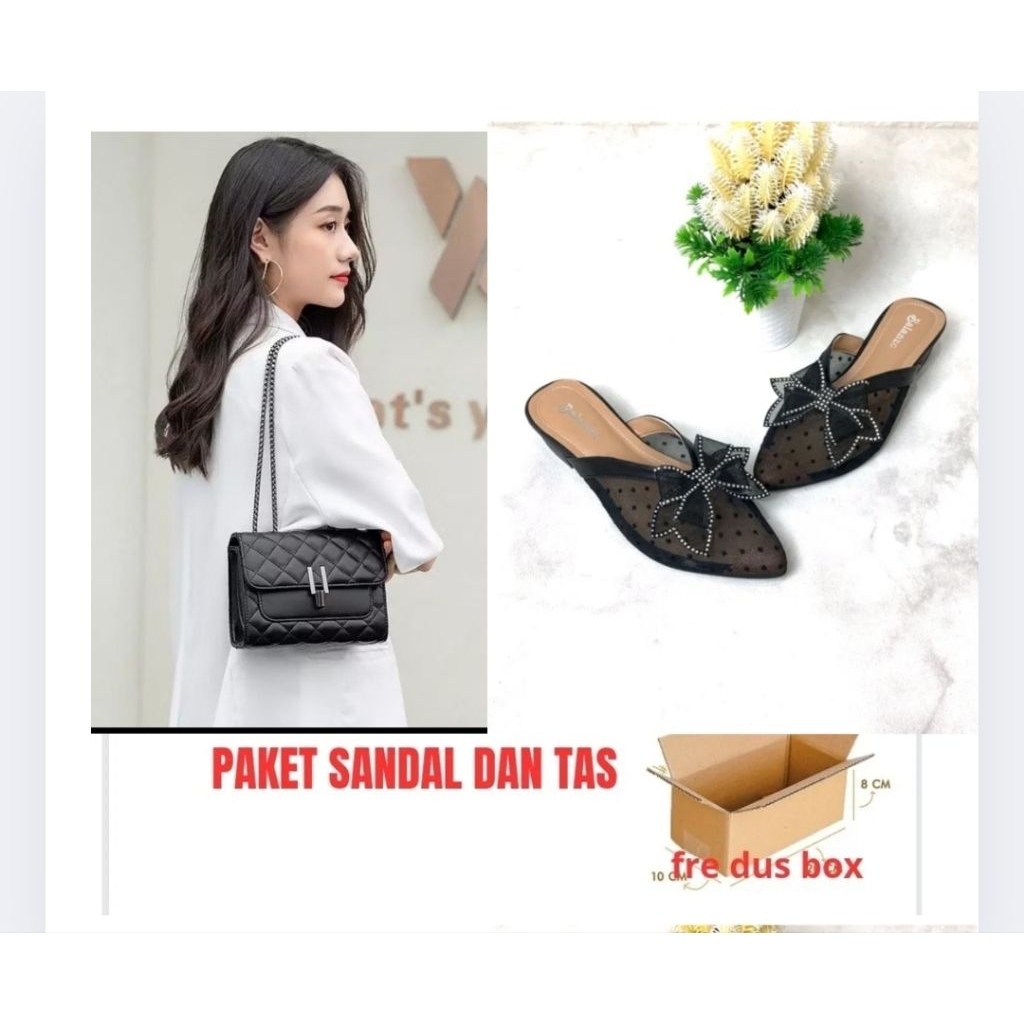 Tas&Sandal wanita spesial paket combo 2in1