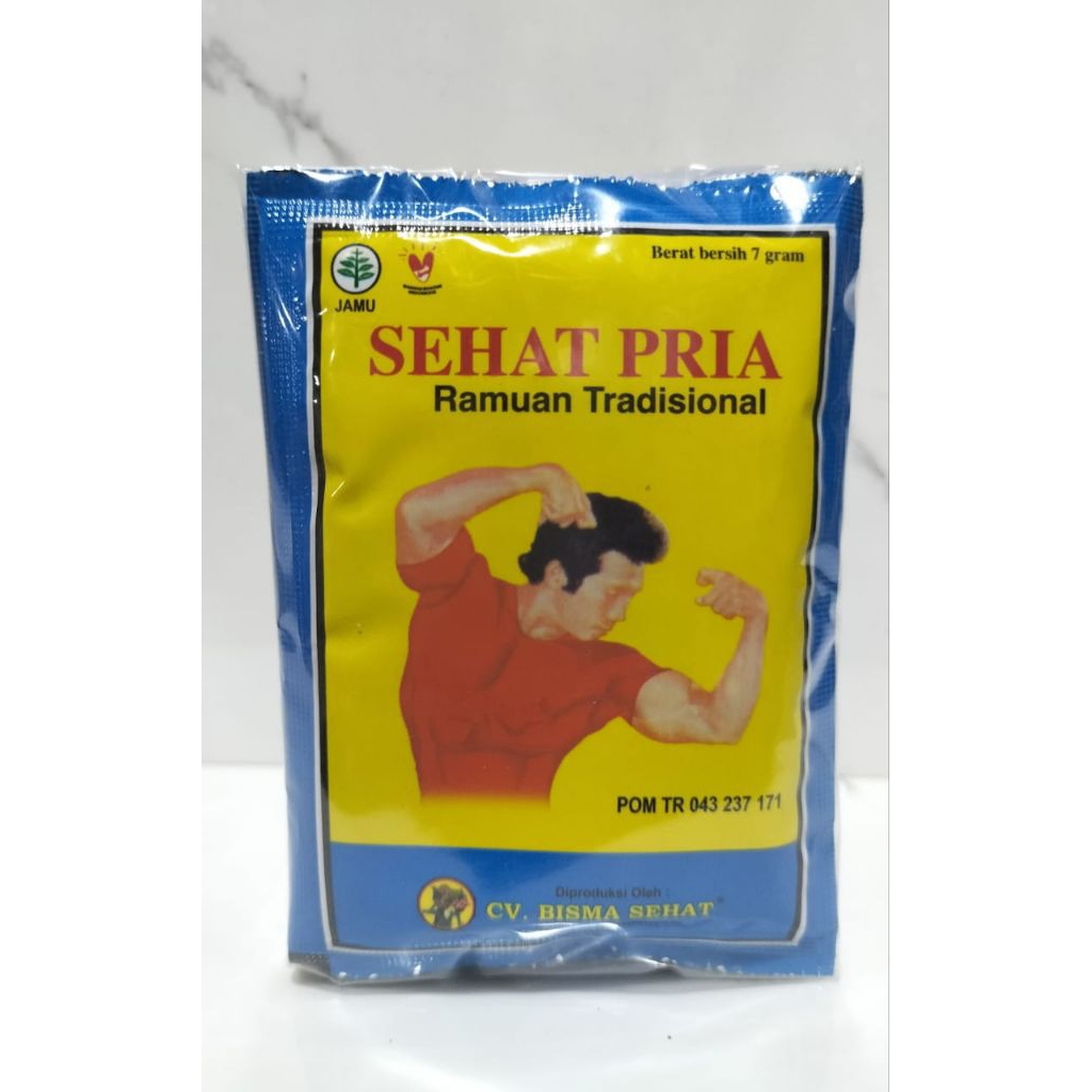 

Jamu Sehat Pria Ramuan Tradisional - Bisma Sehat kemasan pack isi 10 sachet