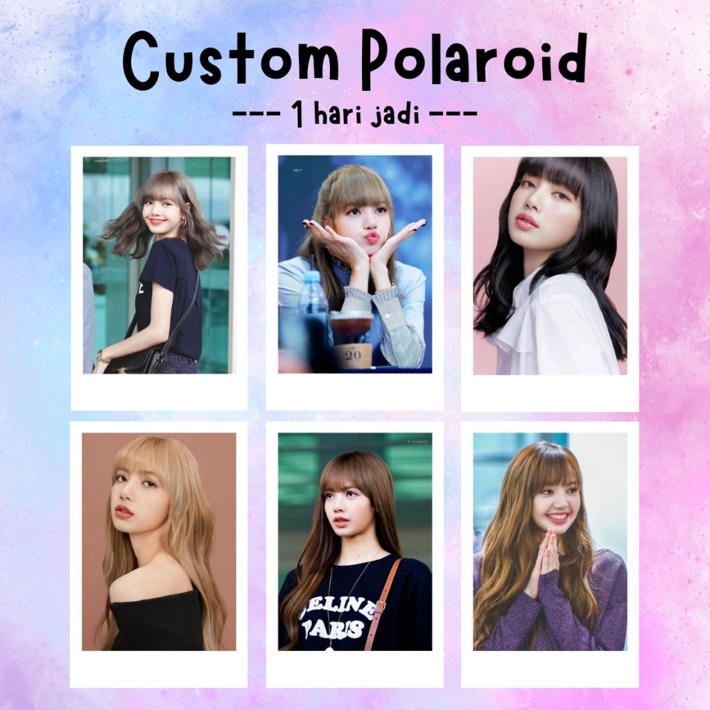 [paww craft] Cetak Foto Polaroid Murah 6x9 cm 2R Kertas Foto Photocard KPOP ANIME KUCING AESTHETIC D