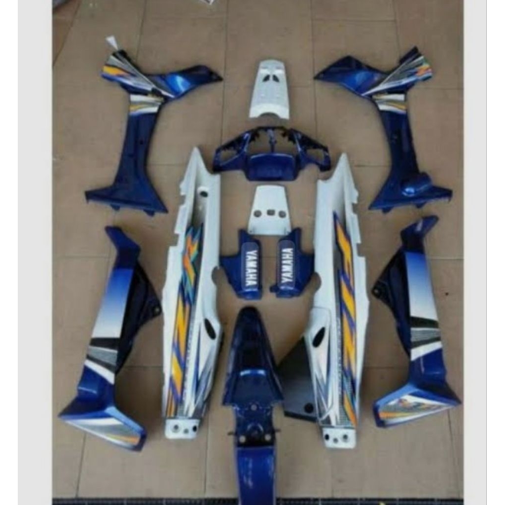 body full set fiz R biru putih