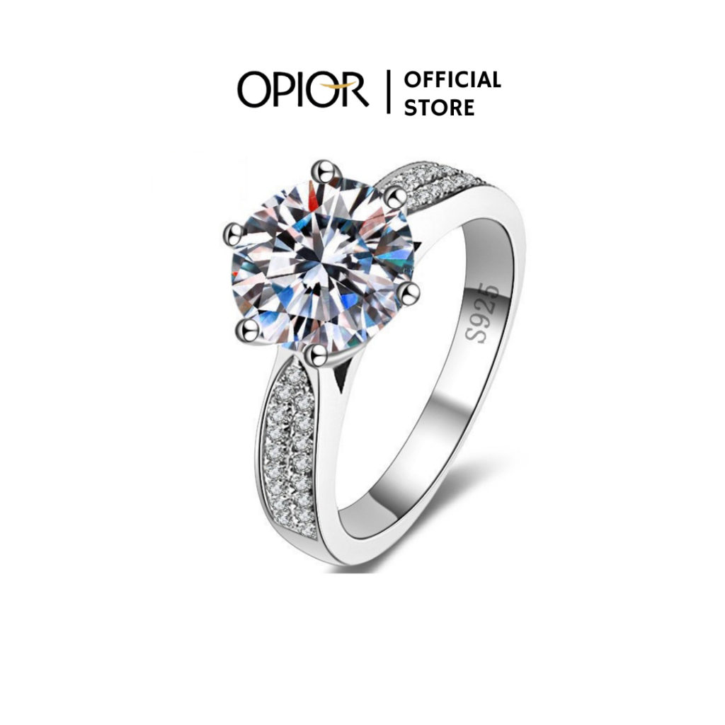 [OPIOR] Cincin Wanita Stella Radiant – Cincin Berlian Mewah | Cincin Tunangan Elegan Korea