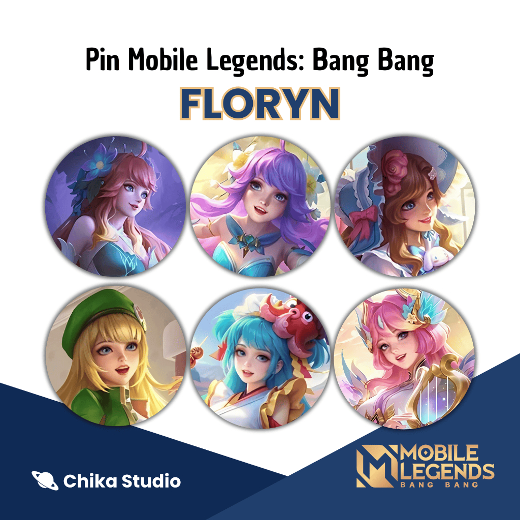 Pin Button Peniti Merchandise Mobile Legends: Bang Bang - Floryn