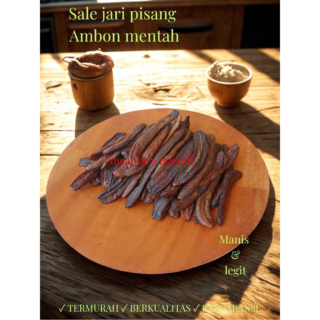 

COD Sale jari pisang Ambon mentah | tinggal goreng pakai tepung | termurah | manis dan legit