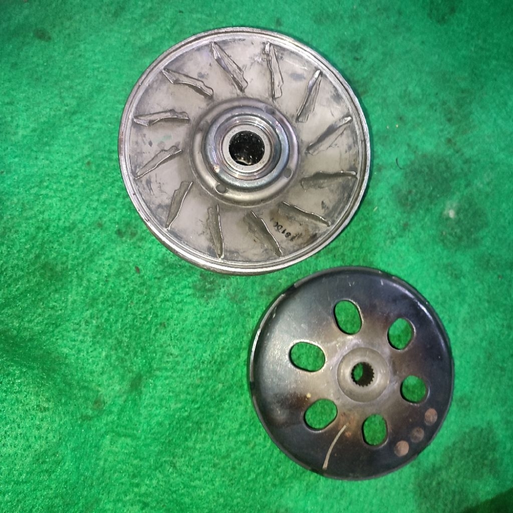 pully pooli original set komplit Honda Vario 110 karbu Vario tekno 110 karbu