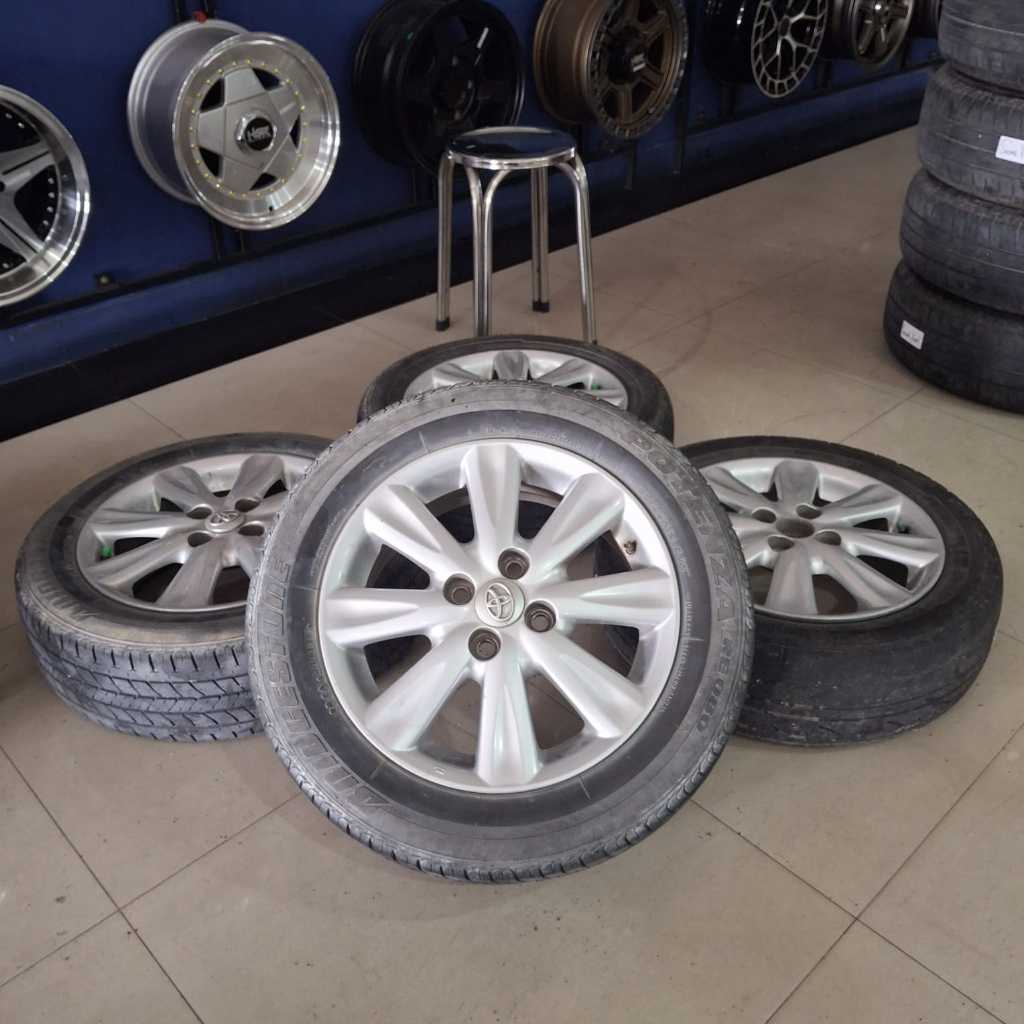velg/pelek mobil second original yaris ring15 baut4x100+ban bonus