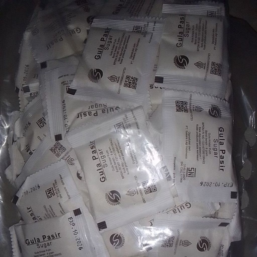 

Gula Pasir sachet 100pcs/pack