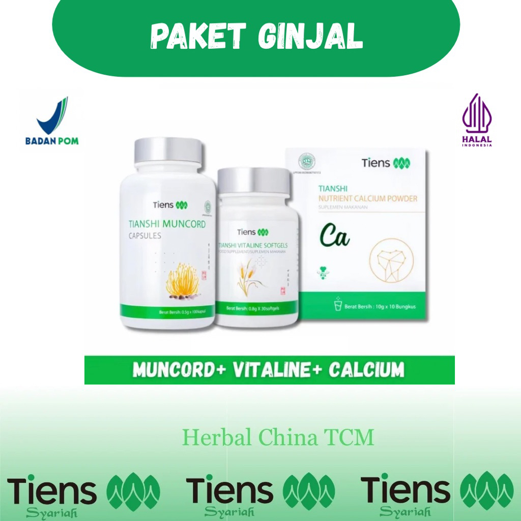 TIENS Herbal China Tcm Gagal Ginjal Kronis Fitofarmaka Tiongkok Bpom Halal Original