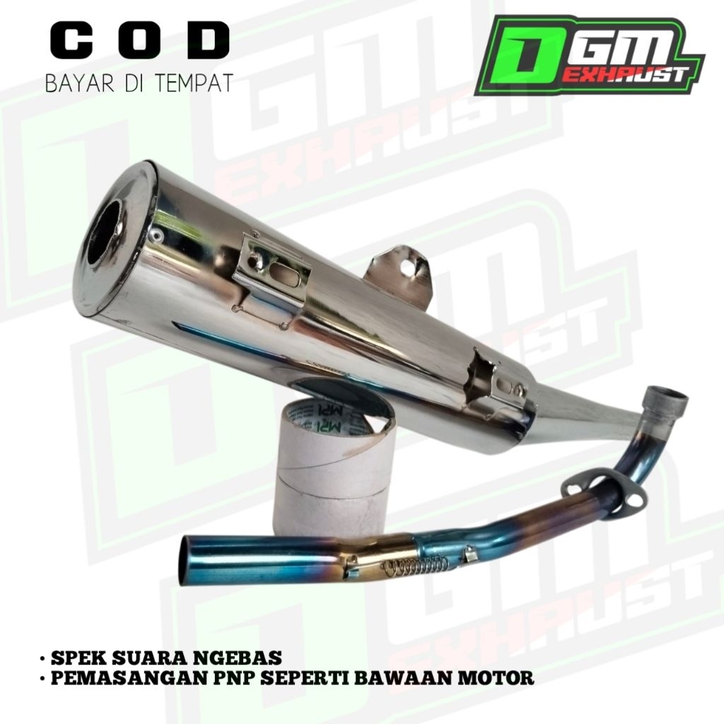 KNALPOT TSUKIGI STANDAR RACING C70/JUPITER Z1/JUPITER Z BURHAN/JUPITER Z ROBOT/JUPITER Z CAPUNG/ASTR