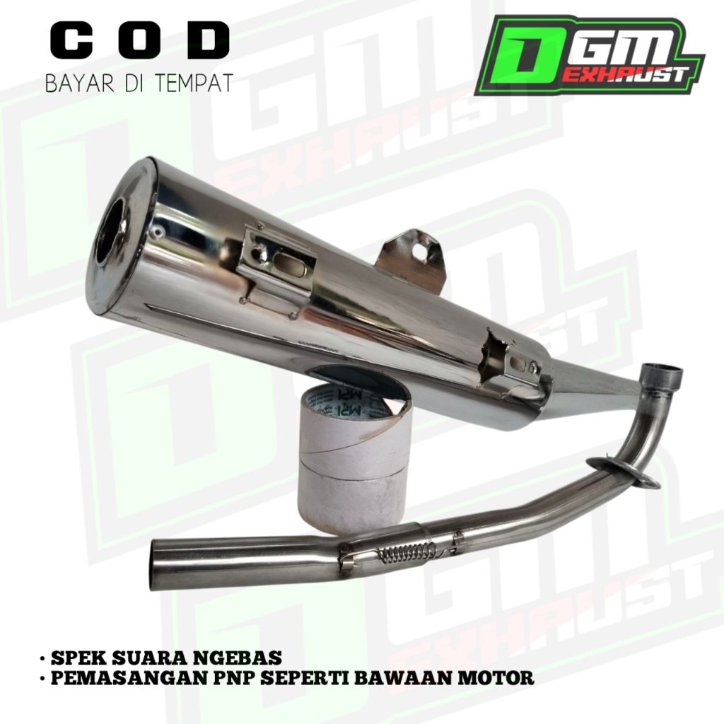 KNALPOT TSUKIGI STANDAR RACING JUPITER Z ROBOT/JUPITER Z BURHAN/JUPITER Z1/JUPITER Z CAPUNG/ASTREA G
