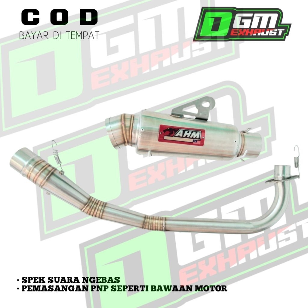 KNALPOT RACING AHM MALAYSIA SLEEP ENGINE JUPITER Z1/JUPITER Z ROBOT/JUPITER X BURHAN/JUPITER Z CAPUN