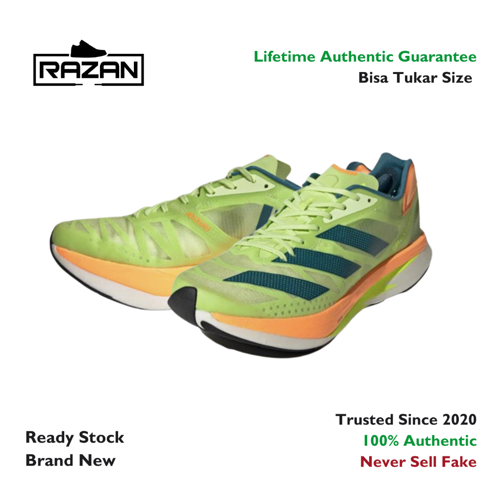 Adidas Adizero Adios Pro 2.0 Pulse Lime 100% Authentic Original