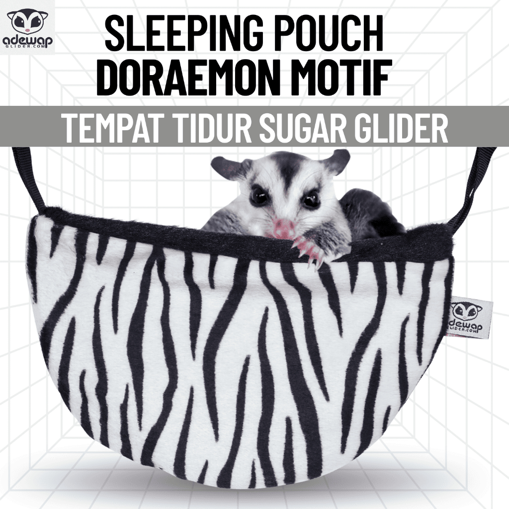 ADEWAP GLIDER Sleeping Pouch For Sugar Glider Kantong Doraemon - Motif