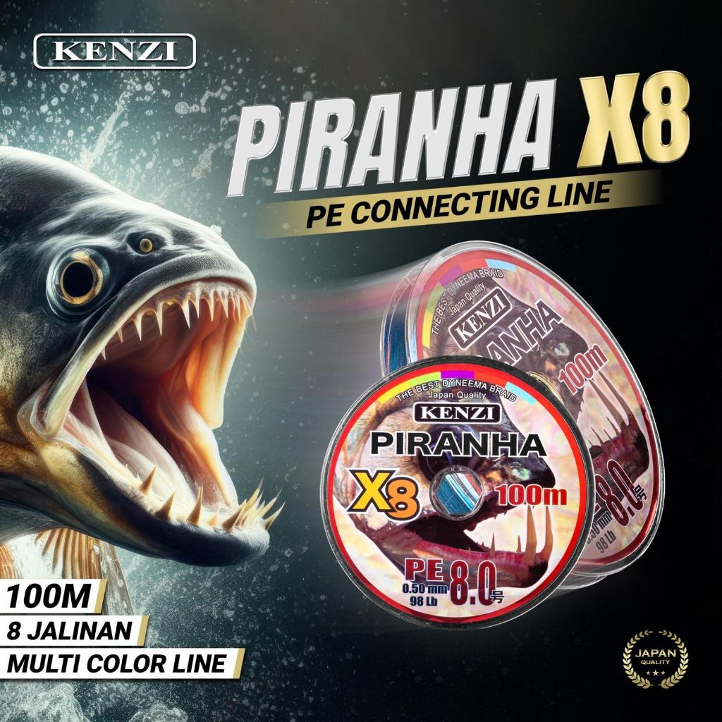 Senar PE Kenzi Piranha X8 100M
