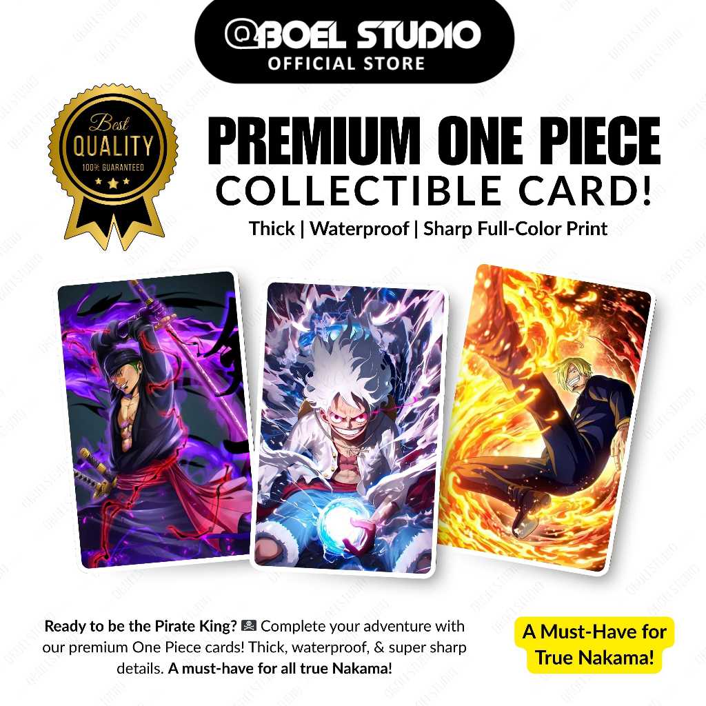 Photocard One Piece Bounty Wanted | Luffy Gear 5 | Custom 2 Sisi