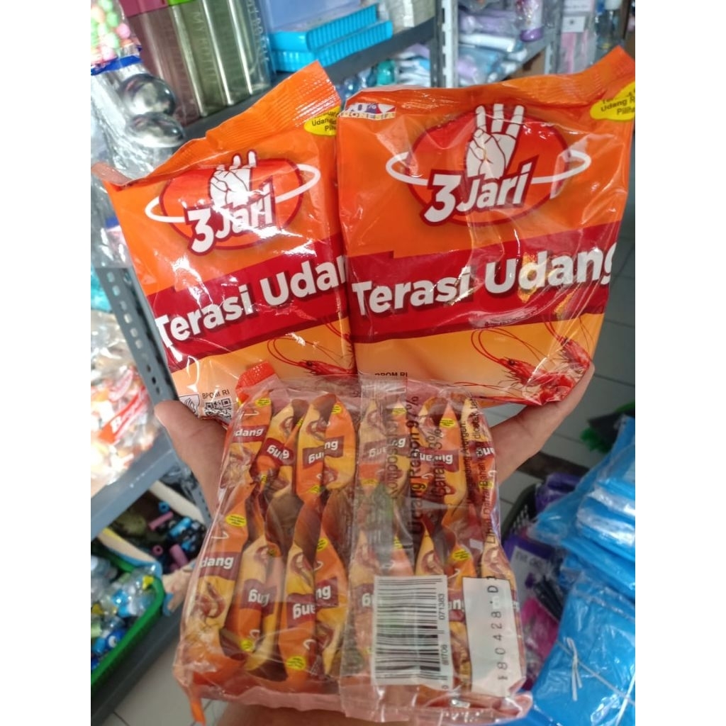 

Terasi udang cap 3 jari isi 20 pcs