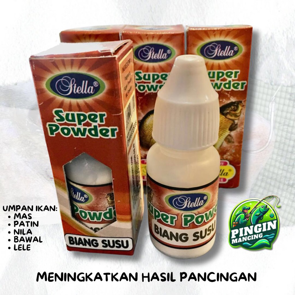 Umpan Pancing Biang Susu Bubuk Halus Stella Untuk Ikan Mas Patin Bawal Meningkatkan Hasil Mancing