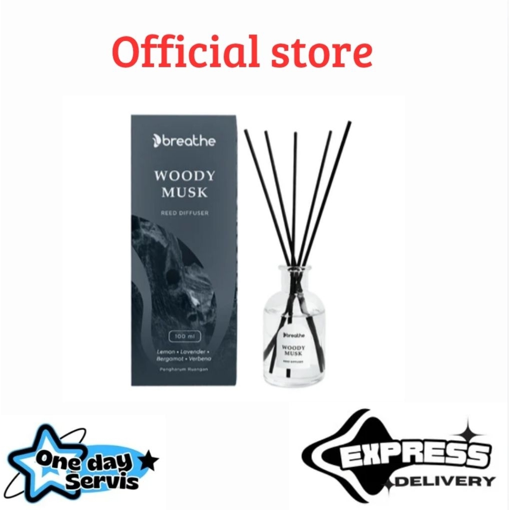 Breathe 100 Ml Reed Diffuser Woody Musk