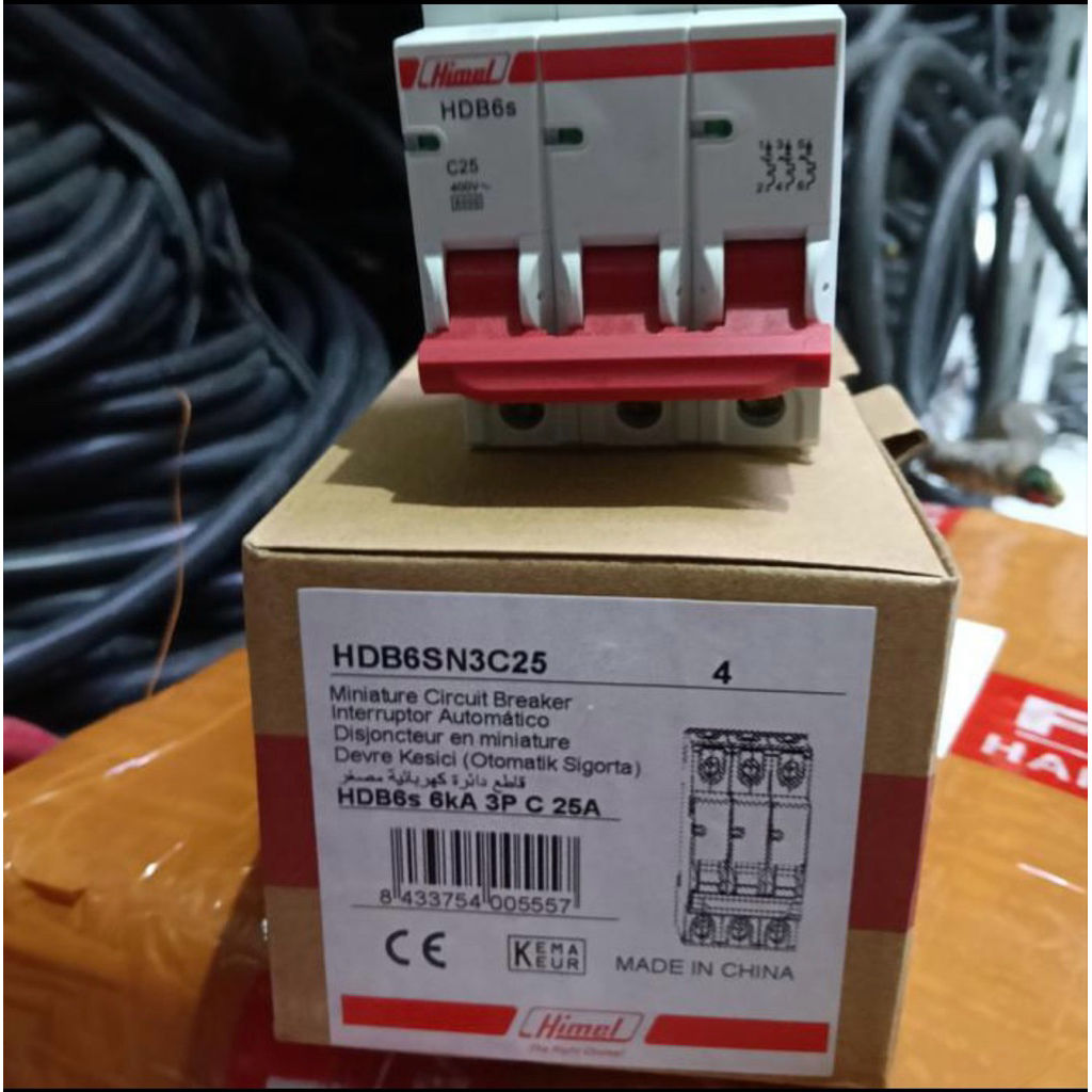MCB HIMEL 3P 40A/MCB 3 PHASE 40A/MCB 3 POLE 40A HIMEL ORIGINAL