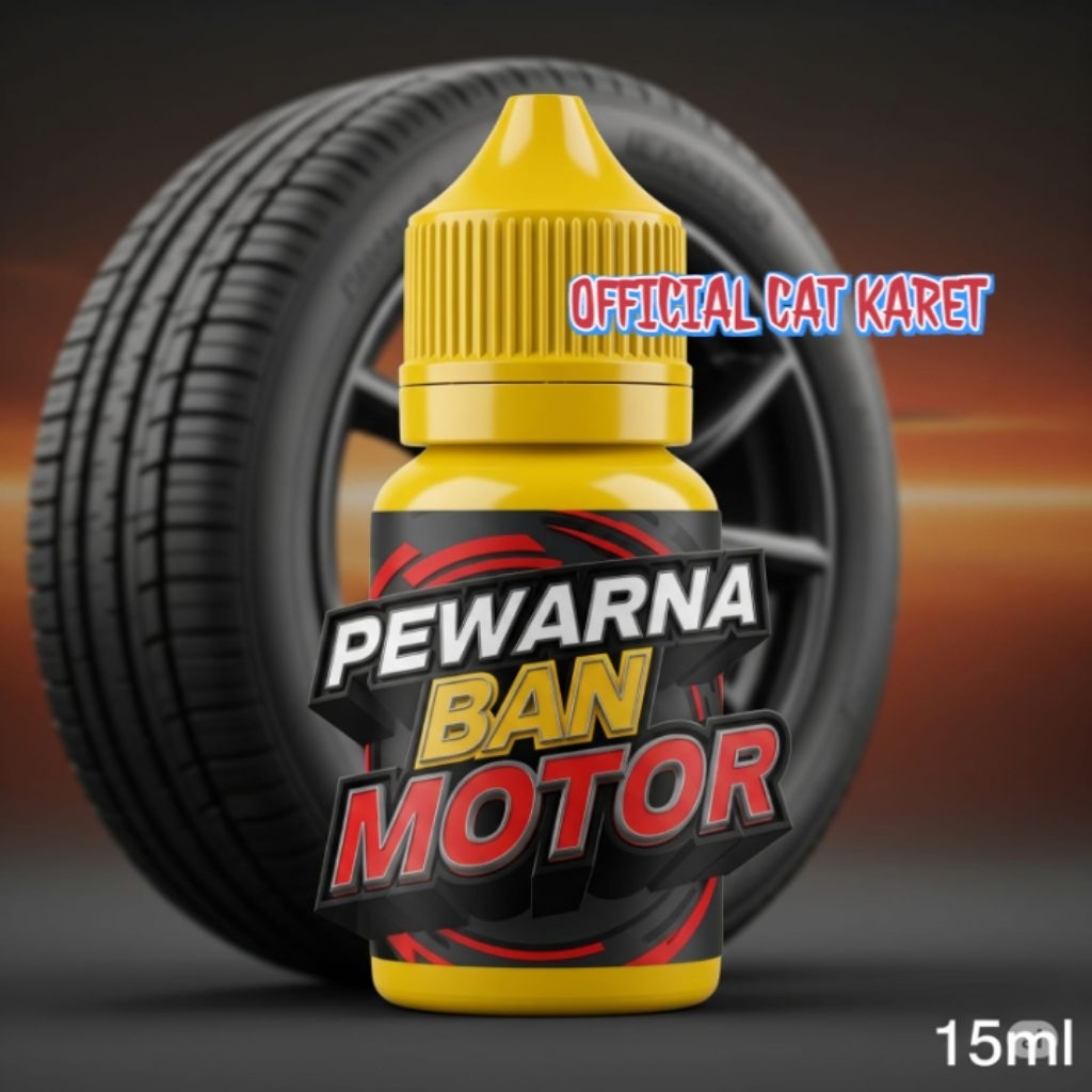 PEWARNA BAN MOTOR PERMANEN - BUKAN SPIDOL TOYO