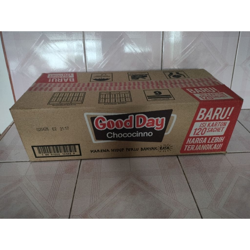

good day 1 karton (isi 12 renceng) | good day moccacino | good day coolin | good day original | good day chococino | good day cerebian nut
