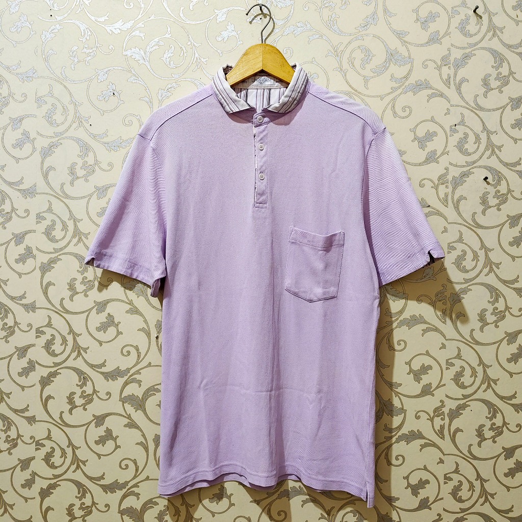 Kaos Polo Polo Shirt Lindstorm Pocket Ungu Lilac