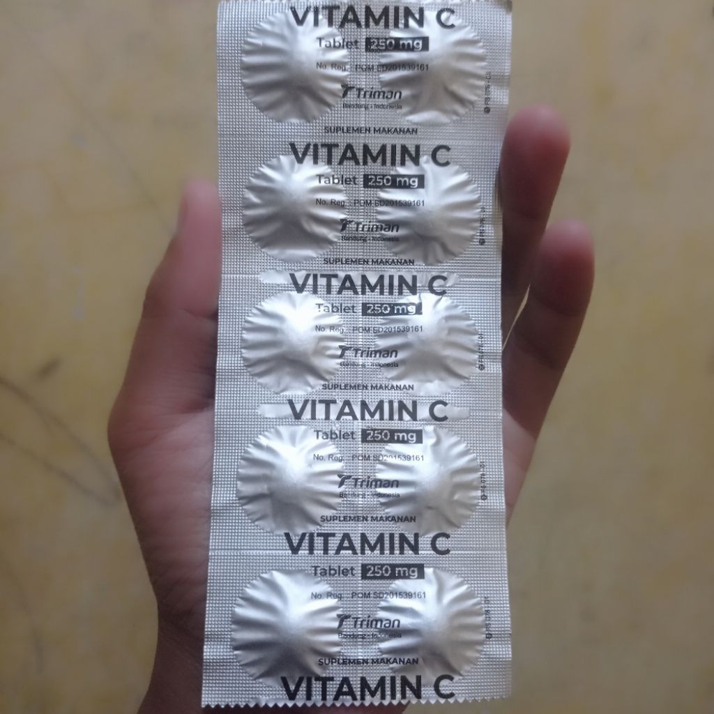 vitamin c 250mg / strip 10 tablet original