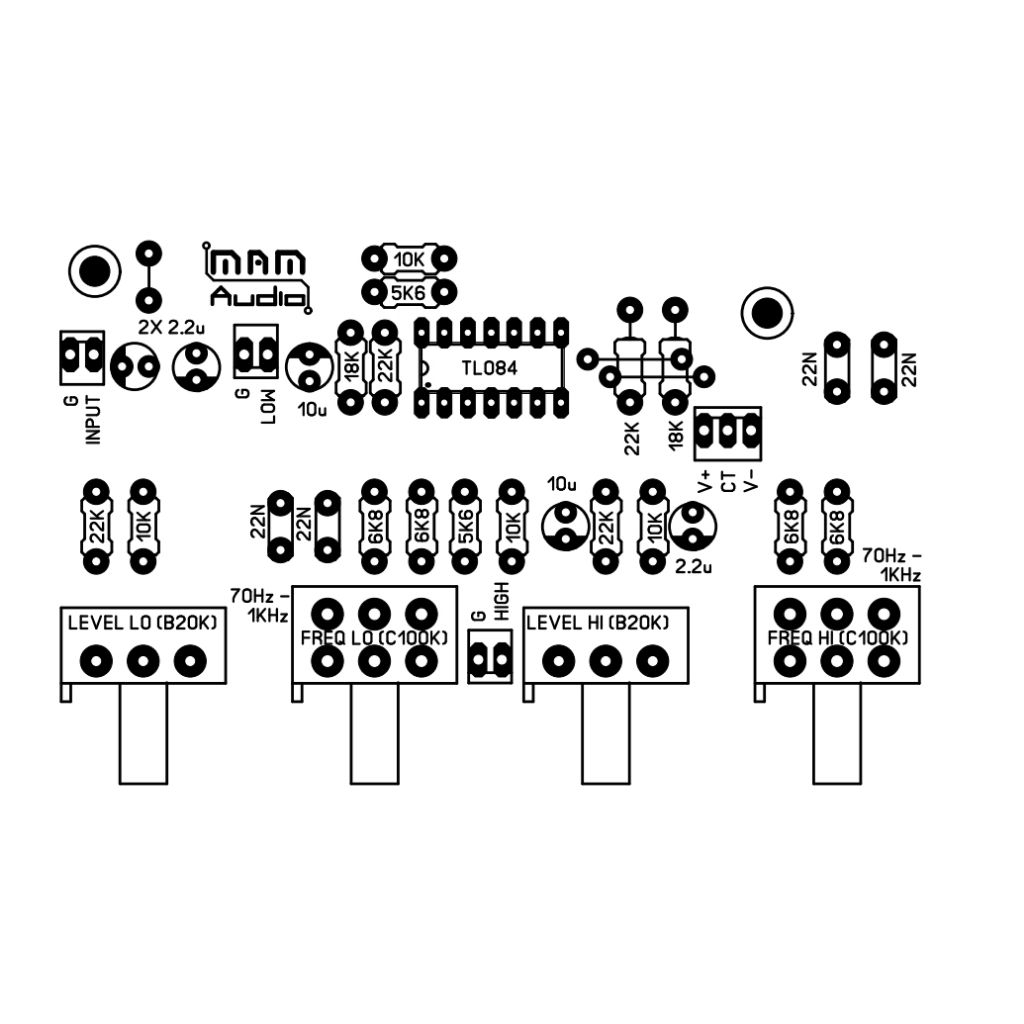 pcb crossover 2 way nsk12
