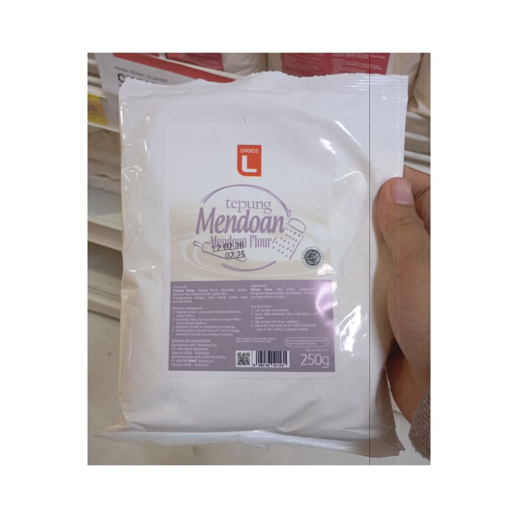 

CHOICE L TEPUNG MENDOAN 250GR ISI 3 PCS