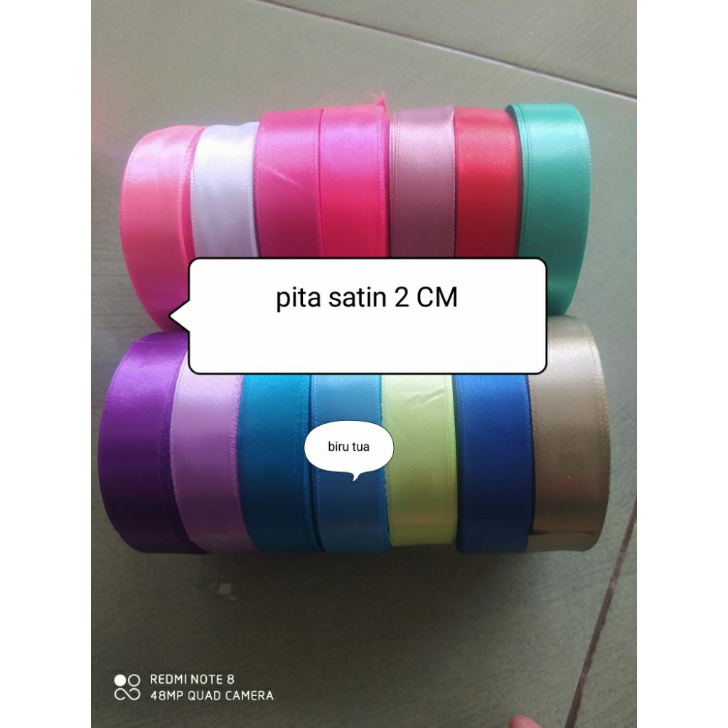 

PITA SATIN UKURAN 3/4" ( UKURAN 2 cm )