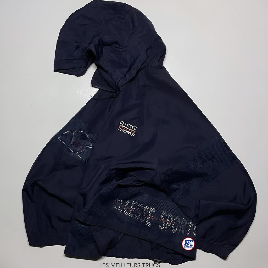 windbreaker jacket ellesse colorblock vintage