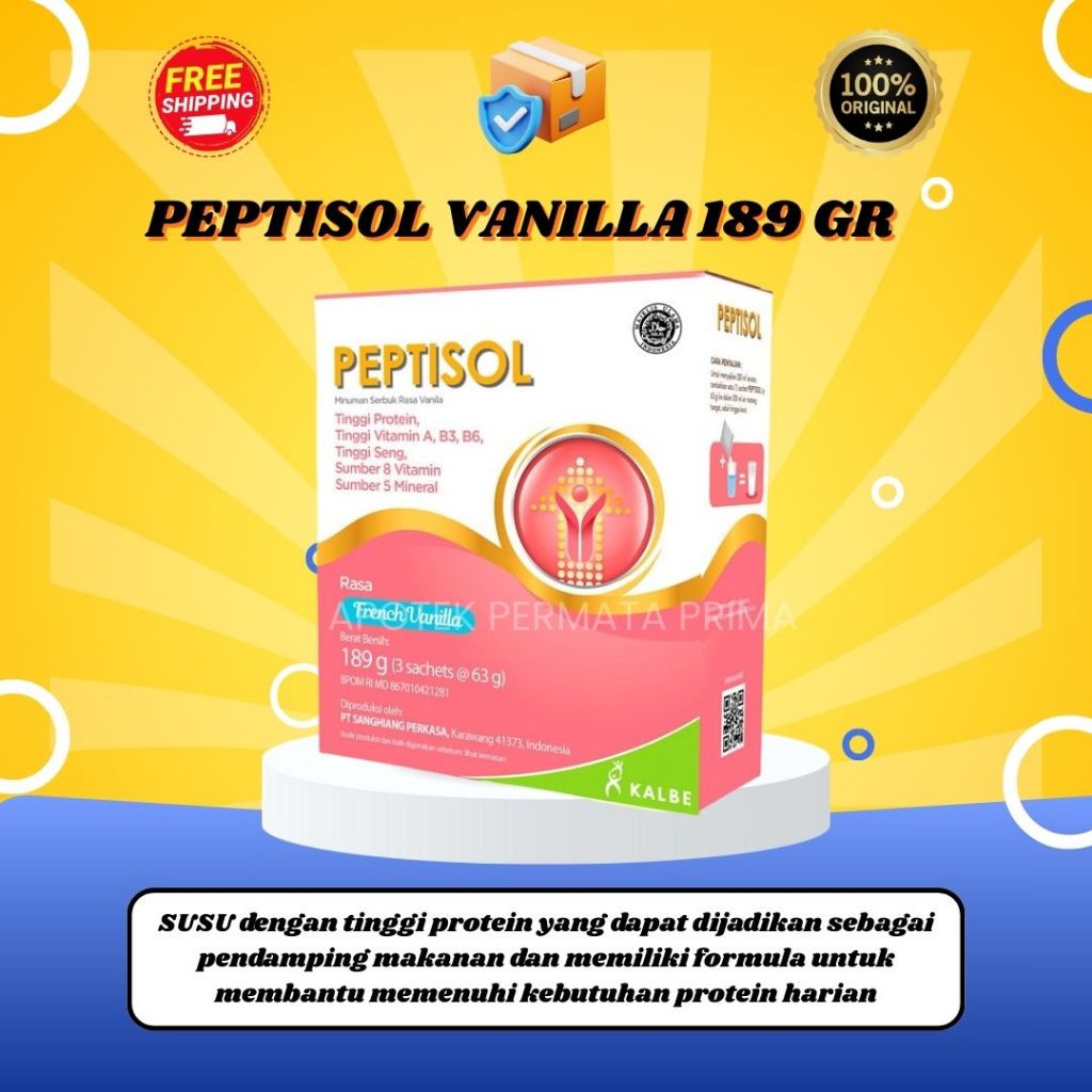 

PEPTISOL 189 gr French Vanilla
