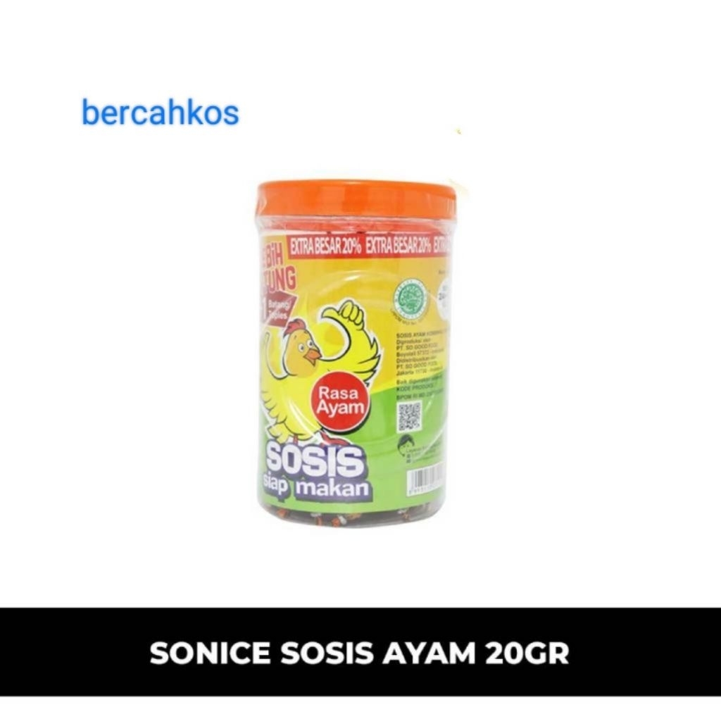 

sosis sonice raya ayam isi 25pc
