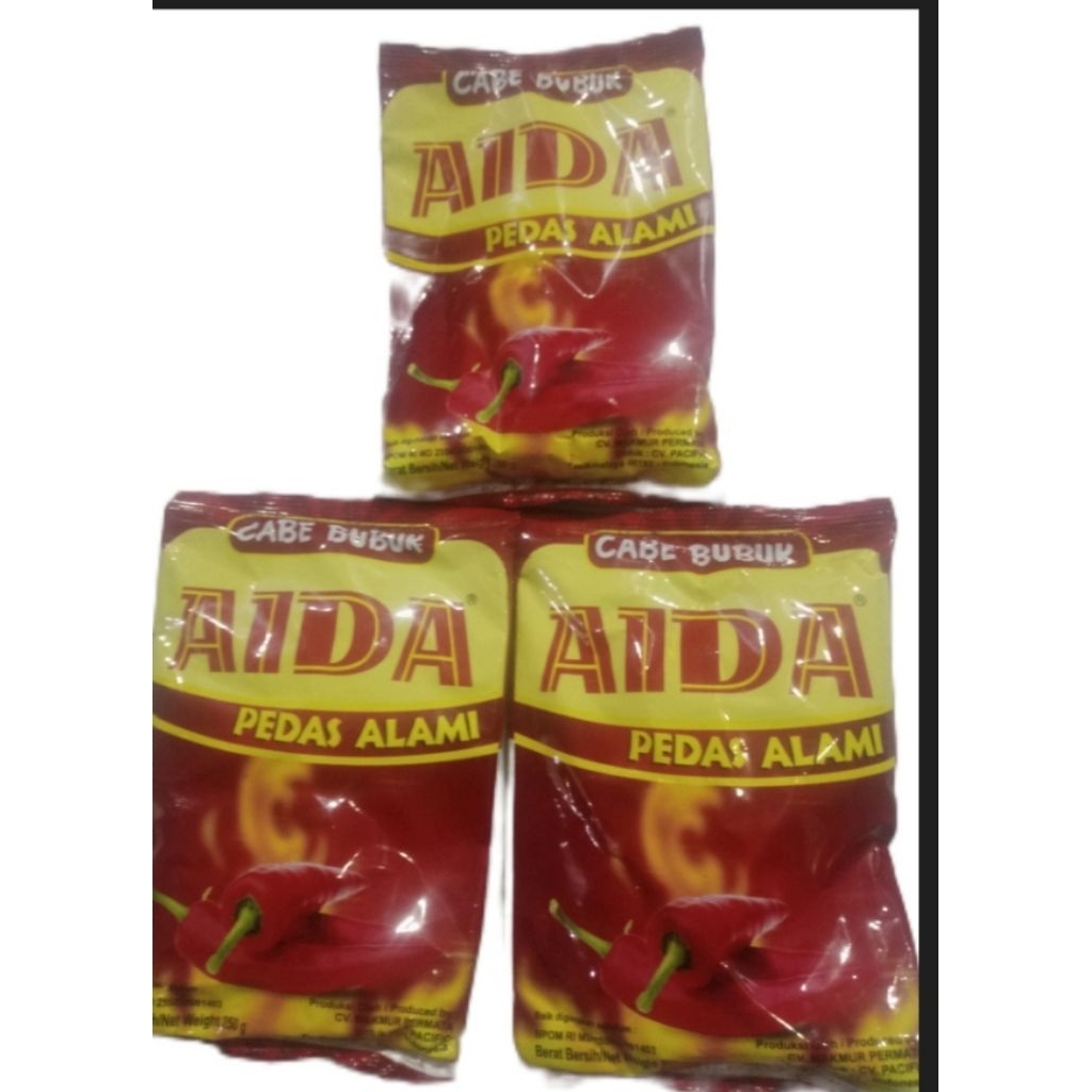 

Cabe Bubuk AIDA Pedas Alami