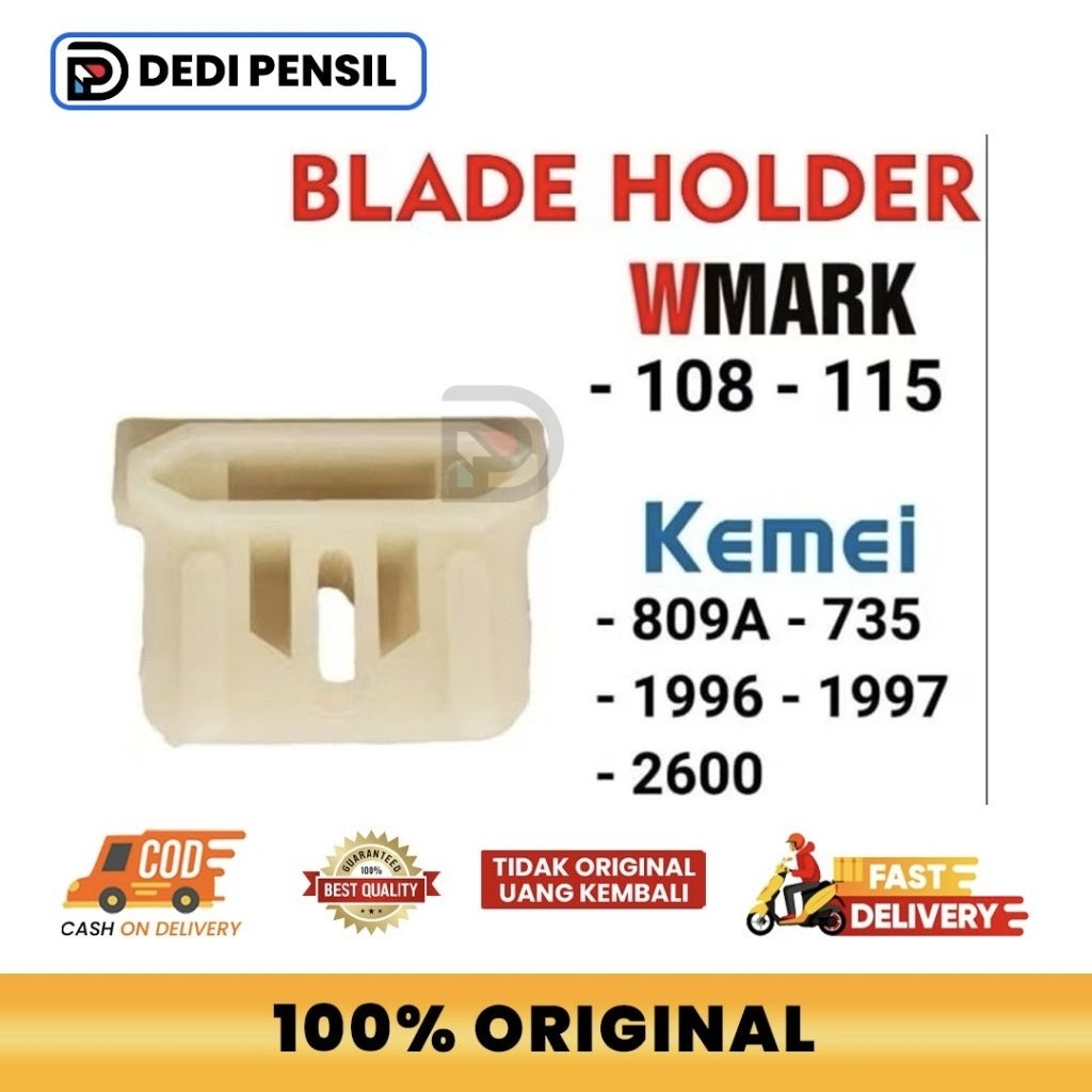 CAM FOLLOWER BLADE HOLDER CLIPPER PUTIH FIT FOR WMARK NG-108 NG-115 KEMEI KM-809A KM-735 KM-1996 KM-