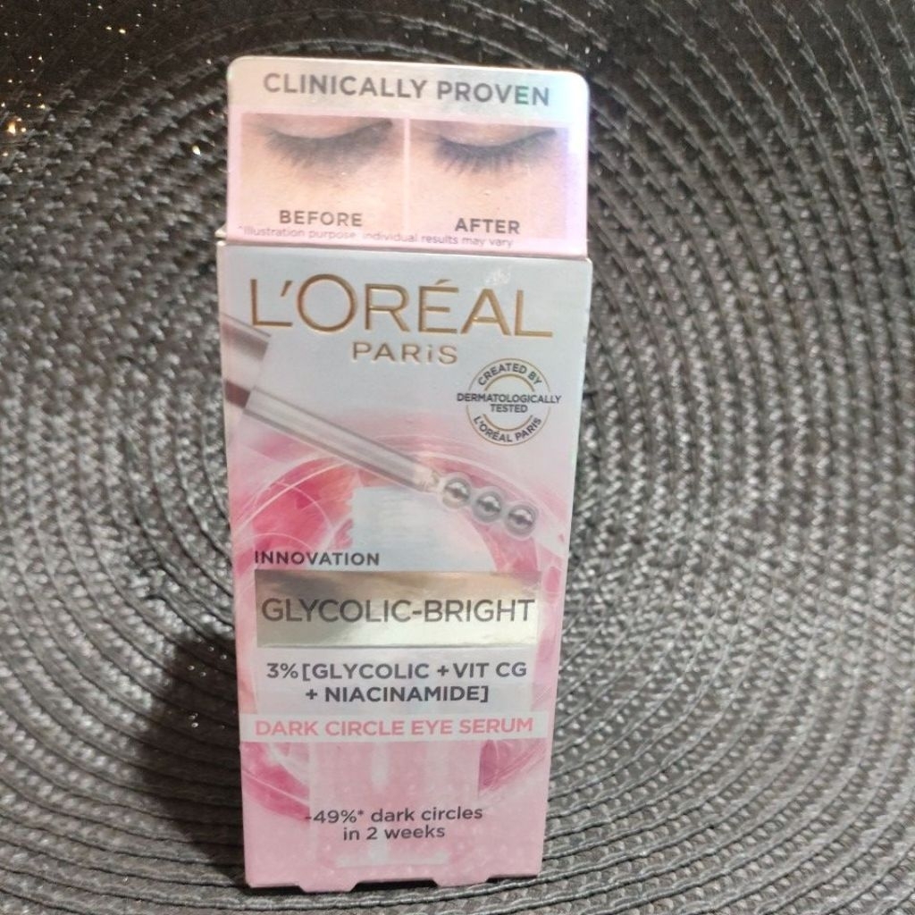 (original) Loreal Glycolic Dark Circle Eye Serum