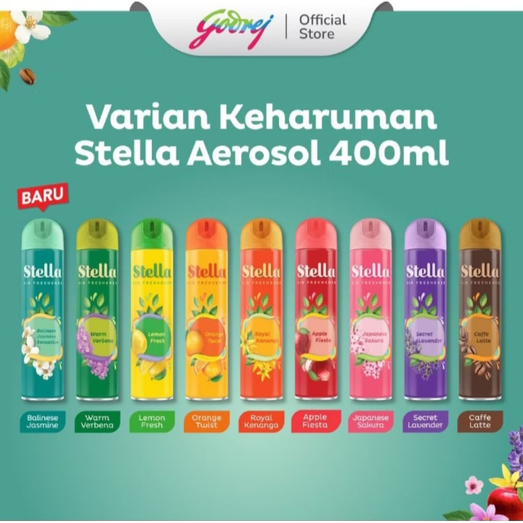 STELLA PENGHARUM RUANGAN SPRAY 400ML