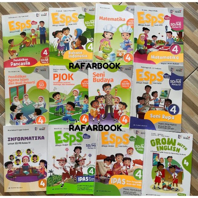 BUKU KURIKULUM MERDEKA ERLANGGA KELAS 4