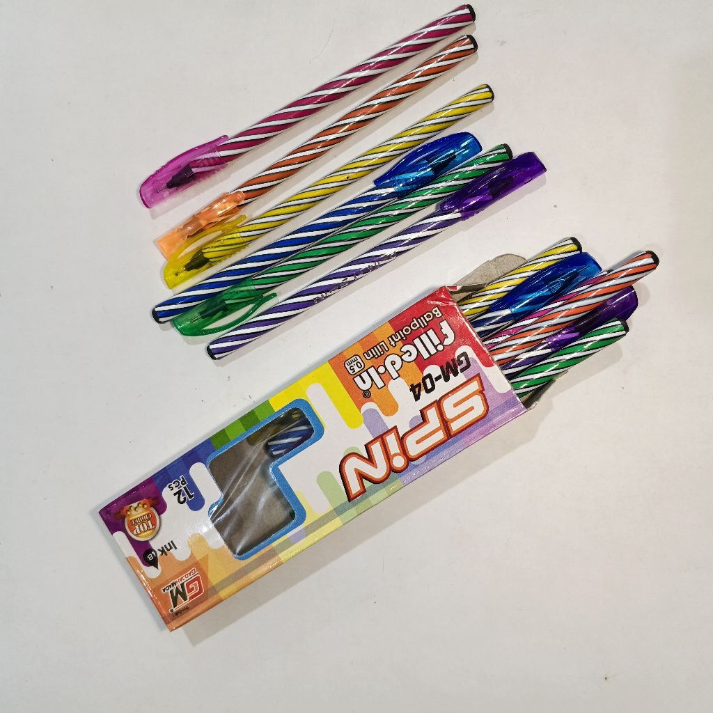 

Bolpen gm spin motif ulir